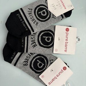 Challenge Finisher Tavi branded Pure Barre socks
